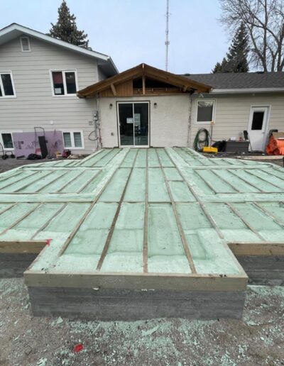 Top to bottom spray foam installation for foundations. Offer a better way to insulate!